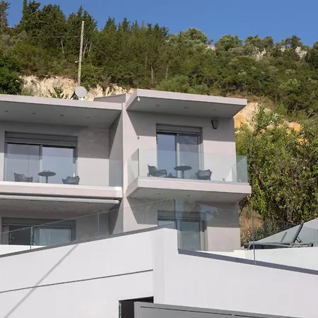 빌라 Aloft Luxury Lefkada - Heated Pool Lefkia Apolpaina
